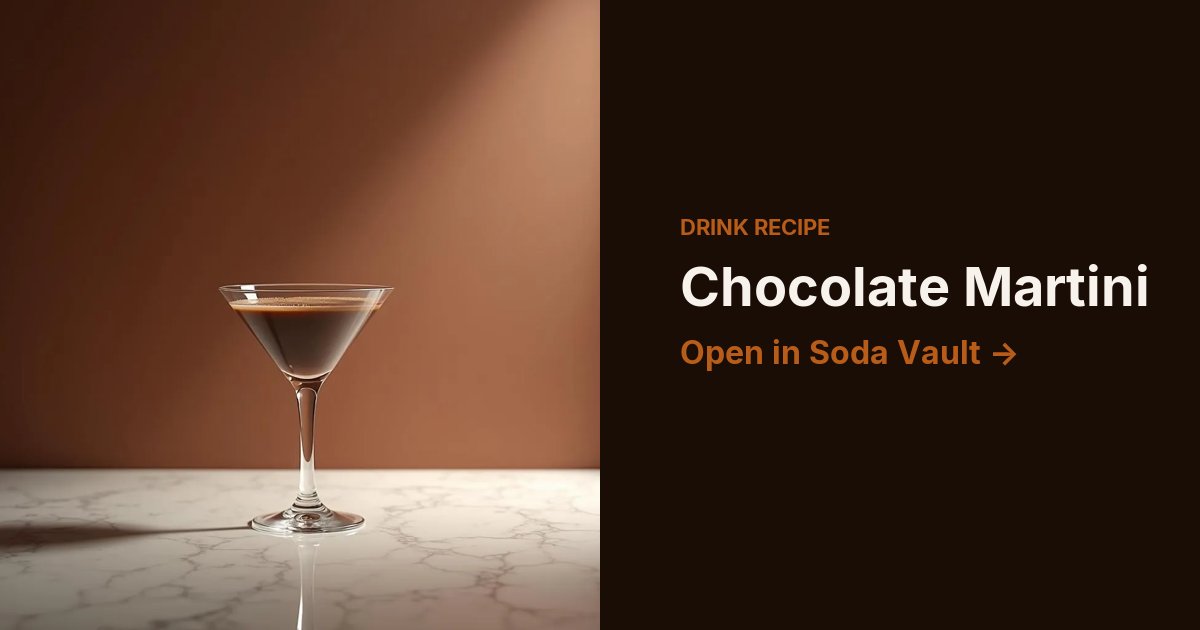 Chocolate Martini