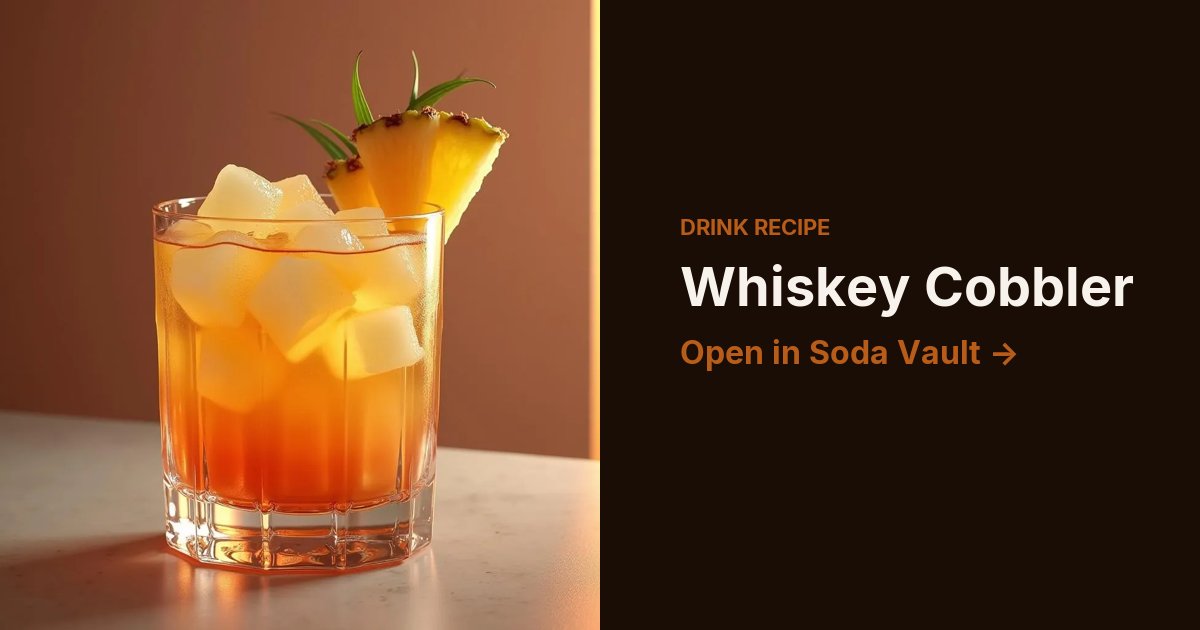 Whiskey Cobbler