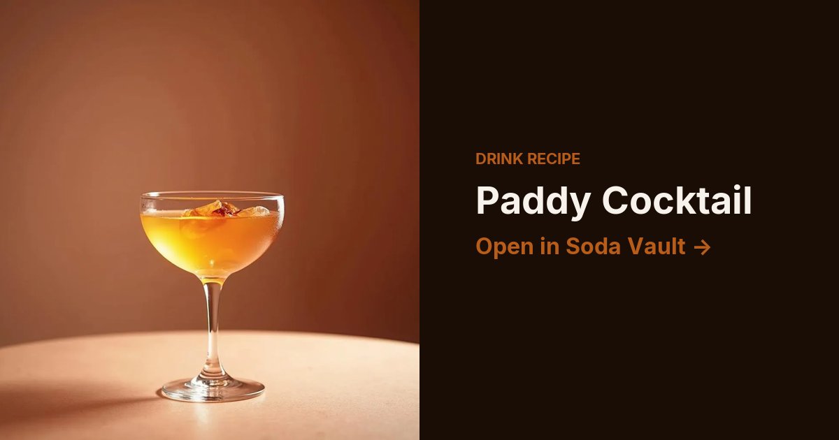 Paddy Cocktail