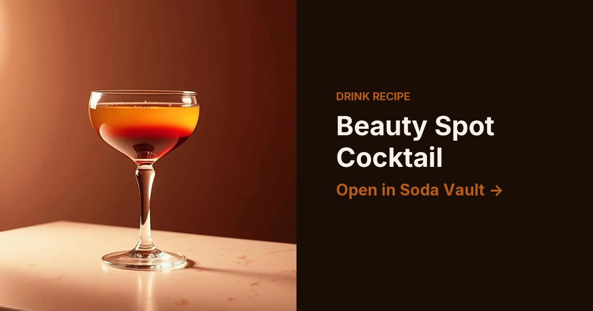 Beauty Spot Cocktail