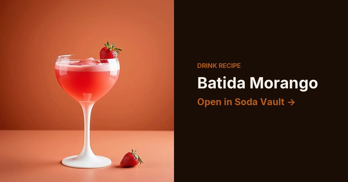 Batida Morango