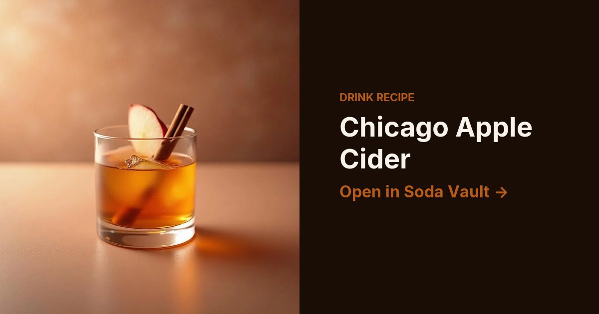 Chicago Apple Cider