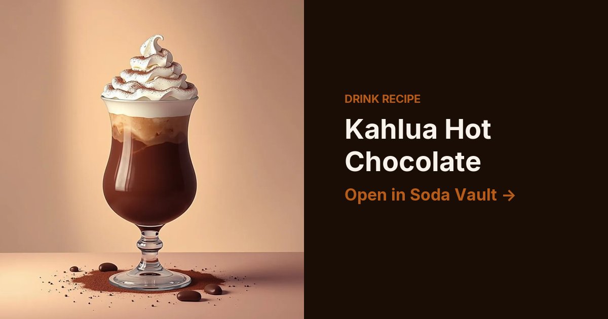 Kahlua Hot Chocolate