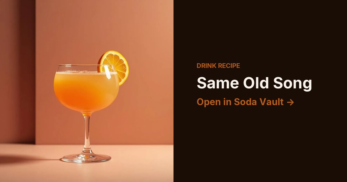 Same Old Song