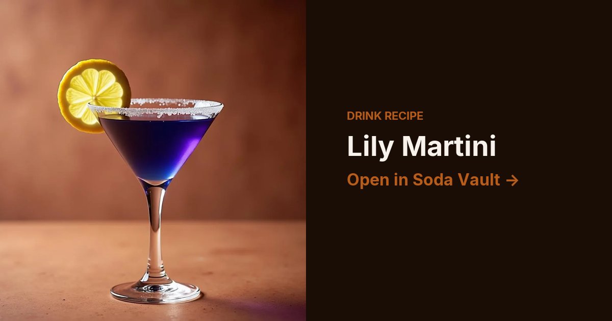 Lily Martini
