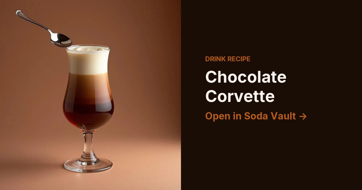 Chocolate Corvette