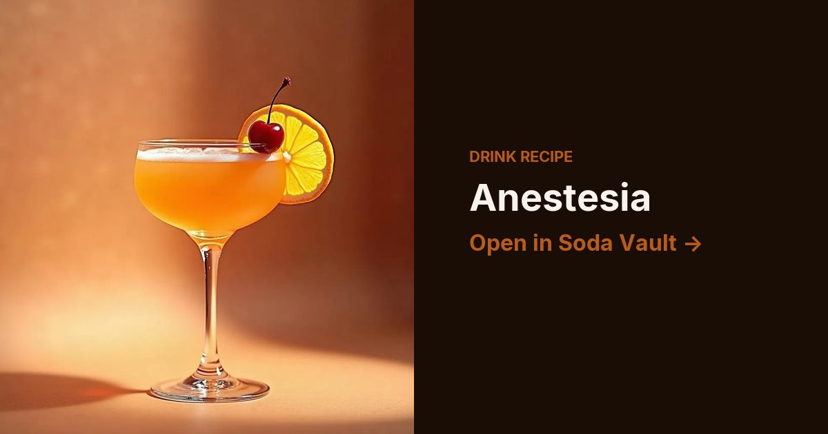 Anestesia