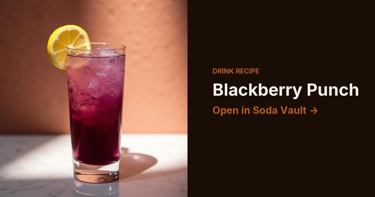 Blackberry Punch