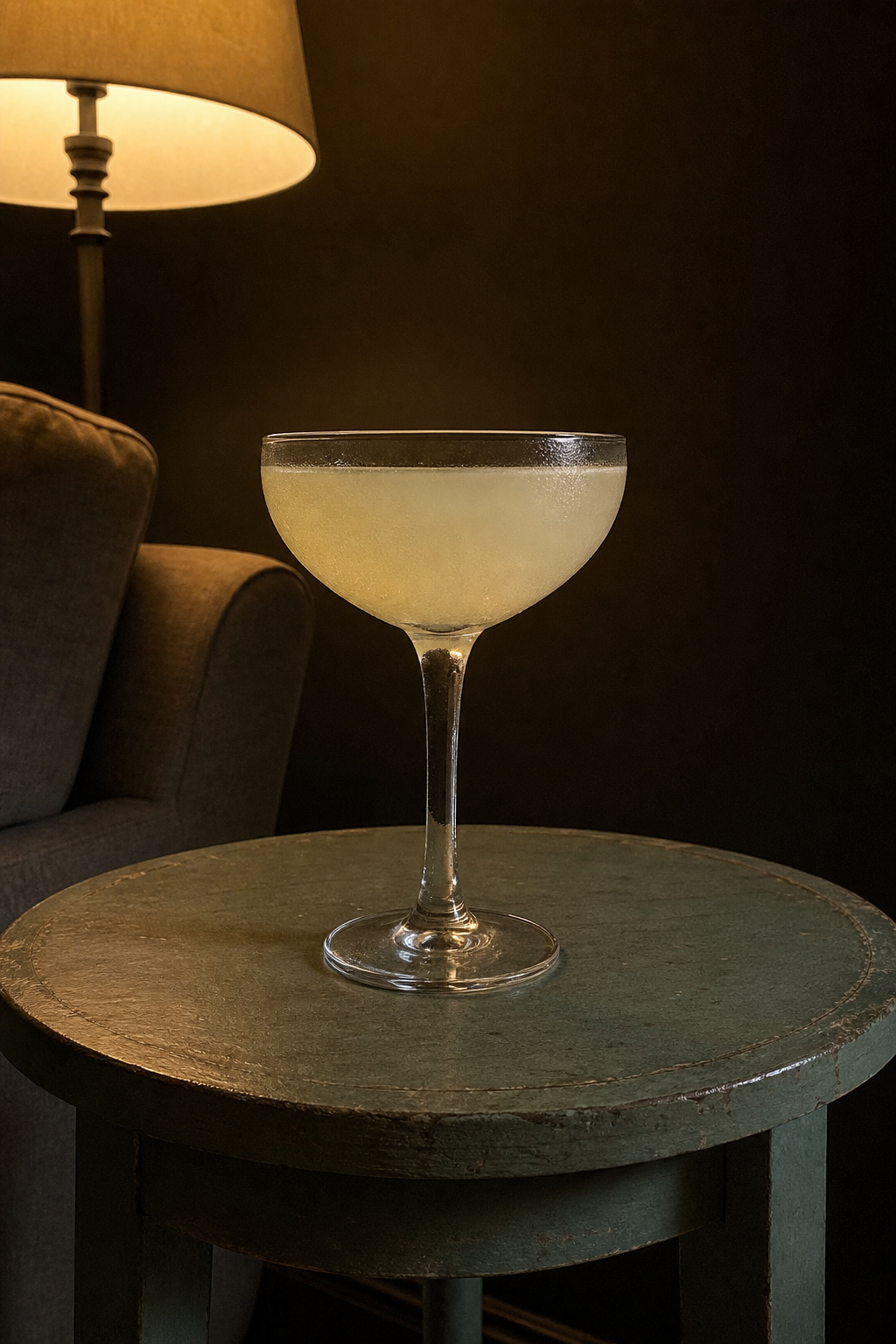 Gin Basil Smash cocktail