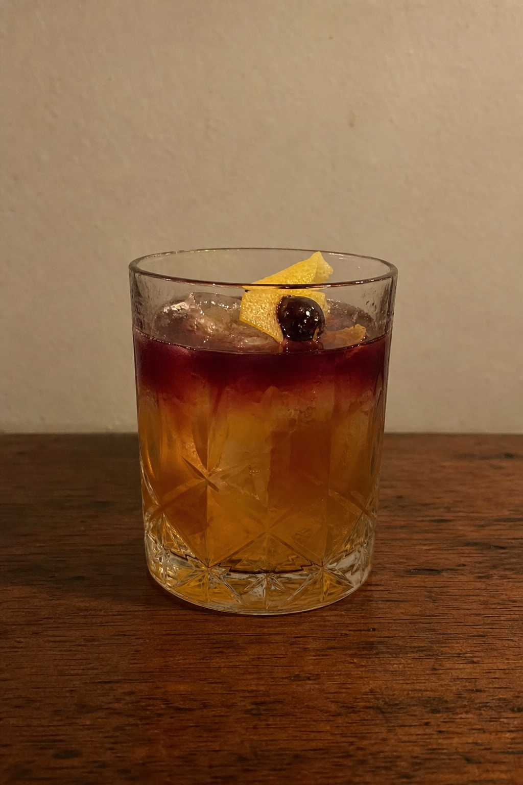 New York Sour cocktail