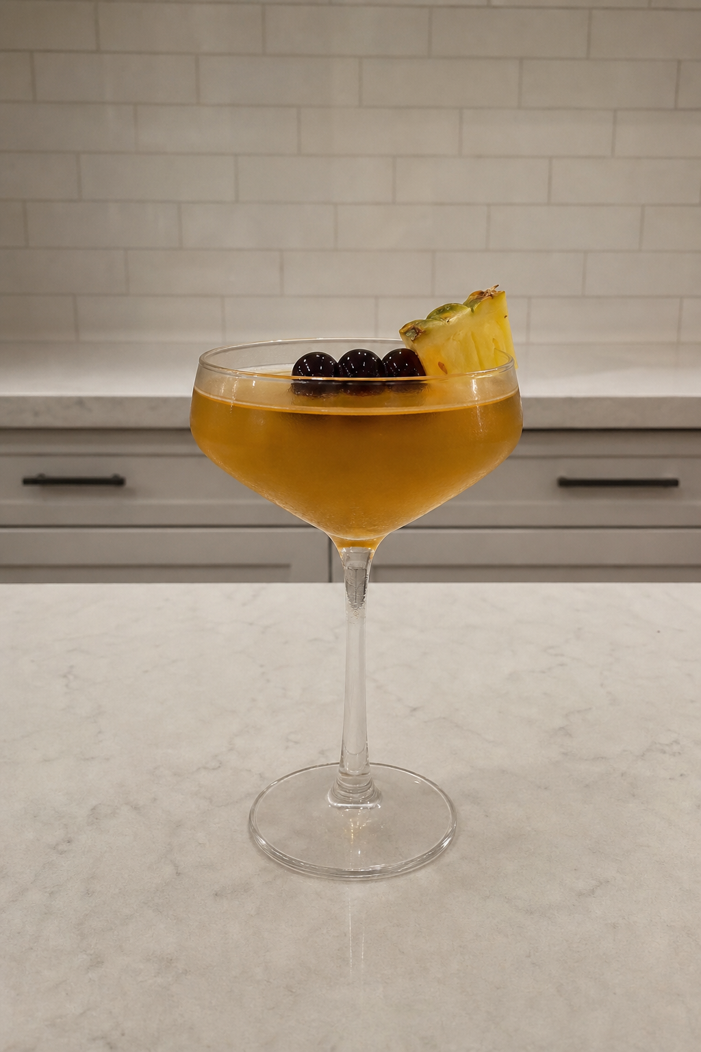 Three Dots and a Dash cocktail